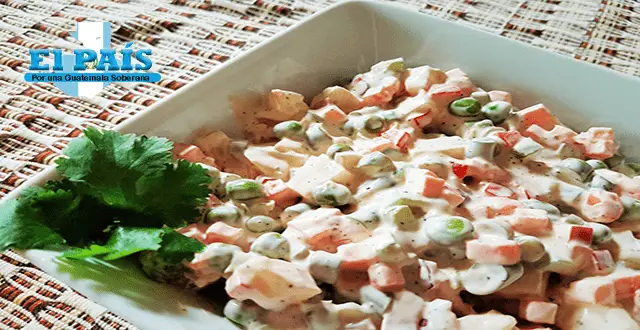 Receta de ensalada rusa estilo guatemalteco