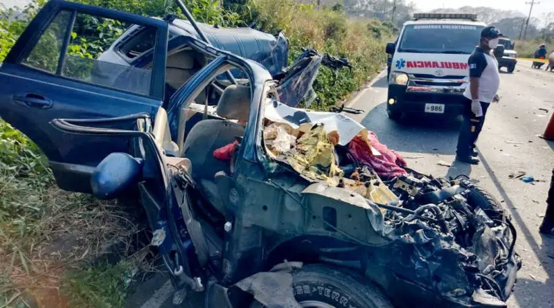 Imágenes de Mortal accidente en Escuintla