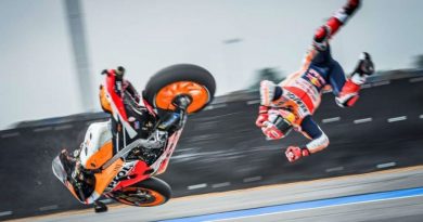 Marc Marquéz se accidenta a 270 KM/H