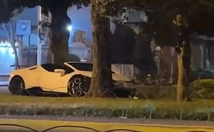 accidente de lamborghini