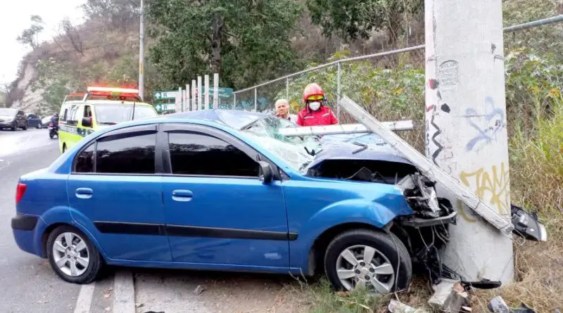 mortal accidente en calzada de la paz