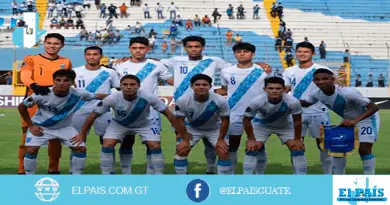Fotografía de la selección sub-20 de Guatemala
