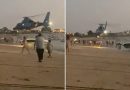 Policía española persigue a una narcolancha hasta una playa donde decenas de bañistas intentan robar la droga que había dentro
