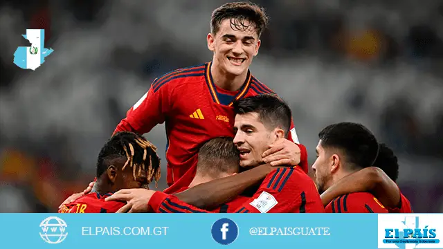 Celebración de España vs Costa Rica