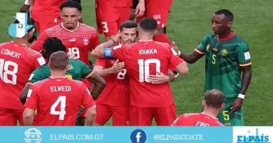 Suiza vs Camerún final del partido