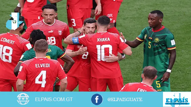 Suiza vs Camerún final del partido