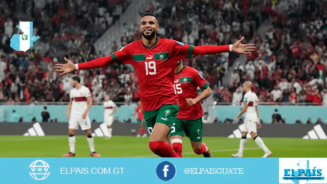 fotografía del partido Marruecos vs Portugal