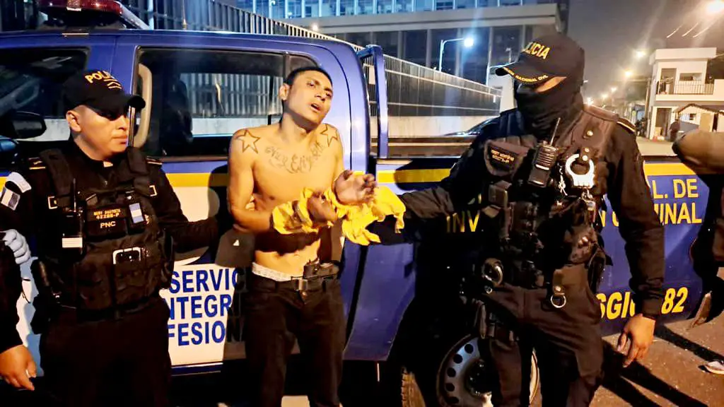 Fredy Alexander Rivera Alay capturado por agentes de la PNC 