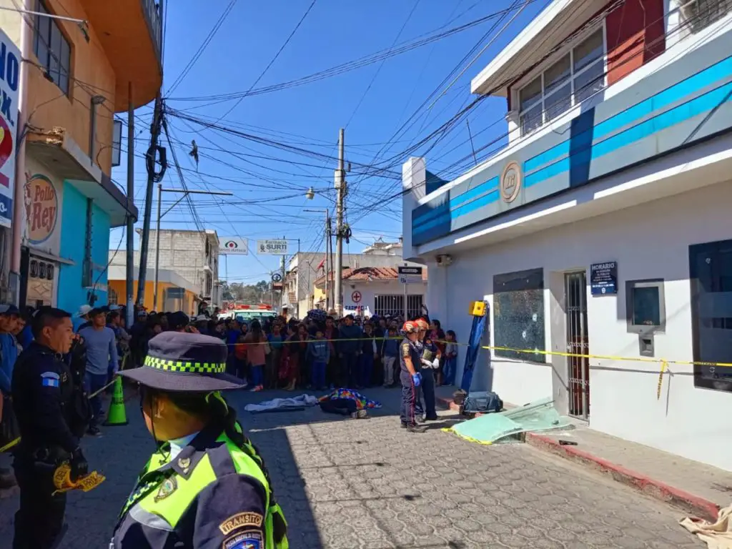 imagen del asalto fallido en San Martín jilotepeque.
