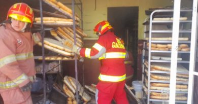 Tambo de gas propano que estalló en una panaderia,