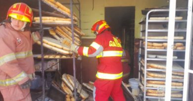 Tambo de gas propano que estalló en una panaderia,