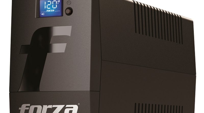 Fotografía de un sistema de UPS con fondo blanco
