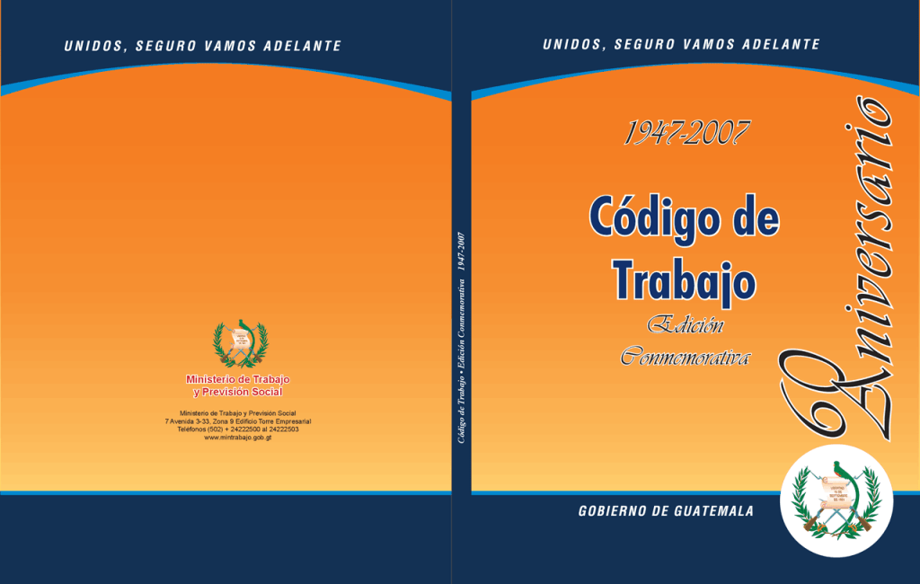 portada del código de tabajo