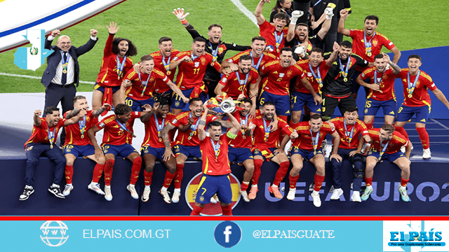Foto de España equipo campeón de la eurocopa 2024